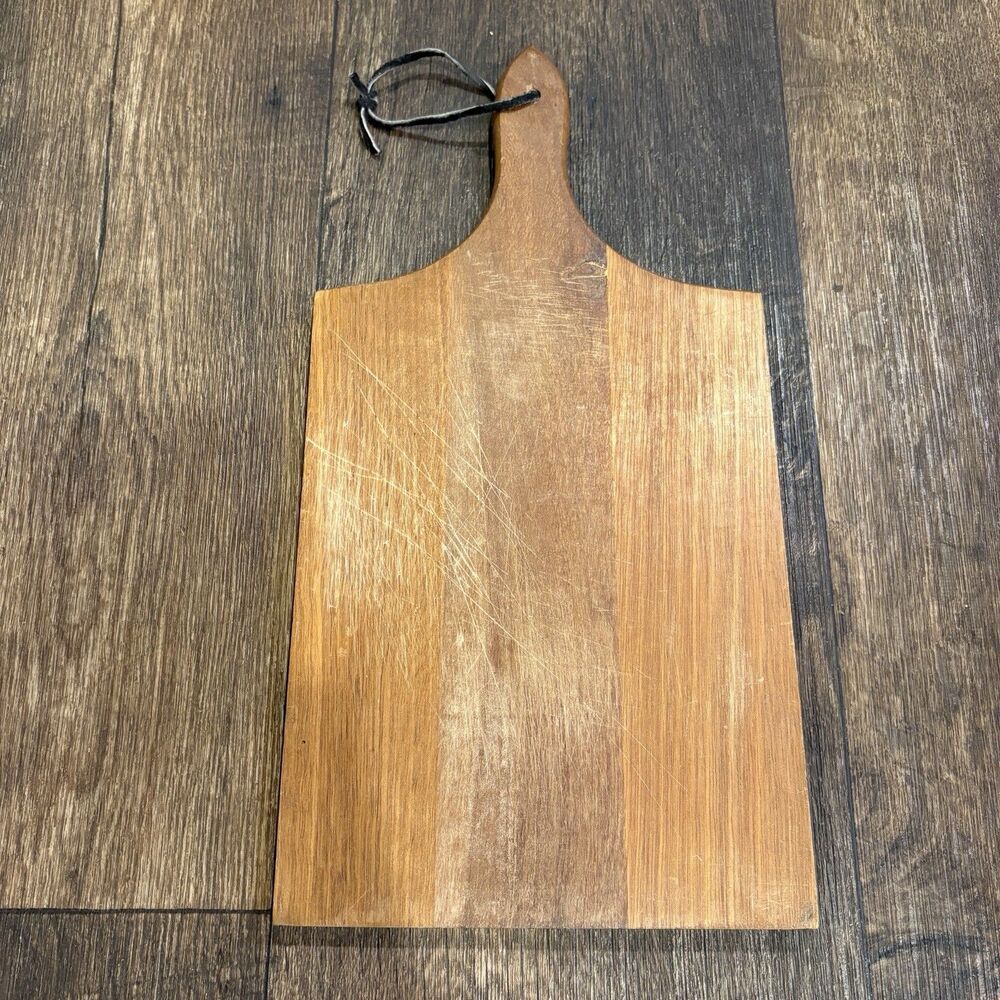 Vintage Cucumber Wood Cutting Board Farmhouse Kitchen Decor Rustic Wall Hanging - Picture 4 of 7